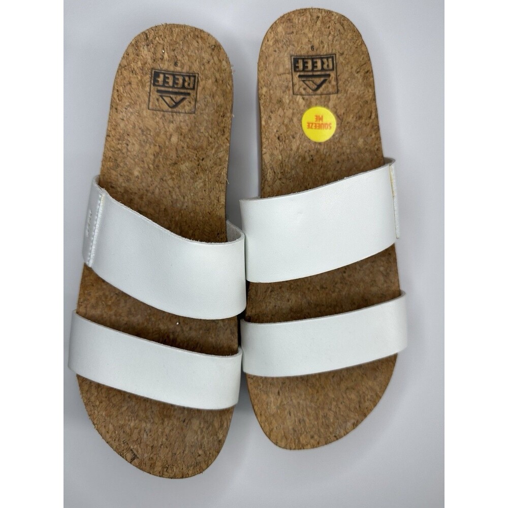 REEF  Vista Hi Platform Sandal Women's White Size 9 NWOT REEF